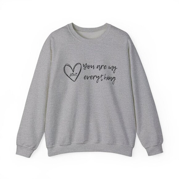 Love Quote Valentine's Day Crewneck Sweatshirt, Personalized Gift, Custom Name - Picture 2 of 9